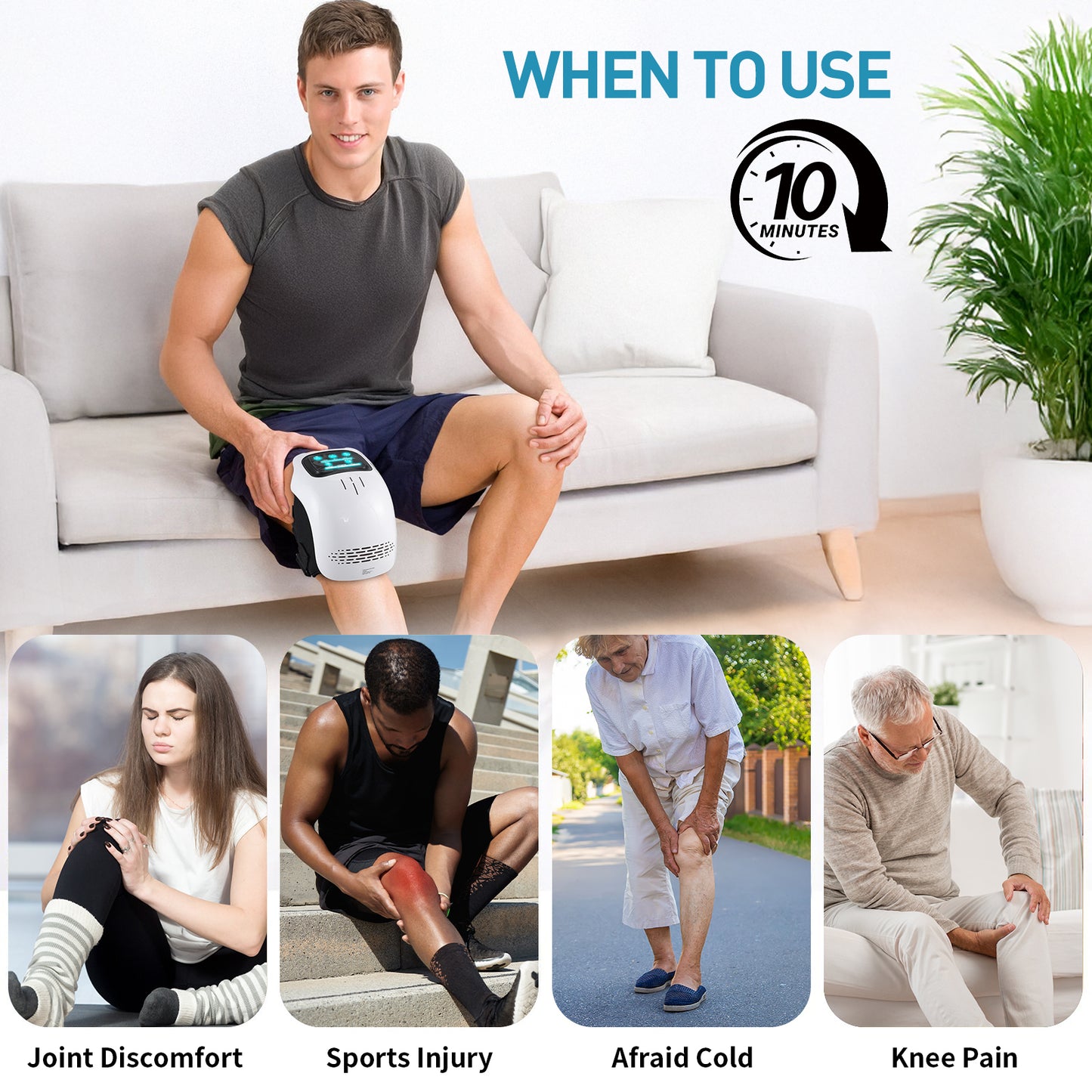 Truvar Relief™ Premium Wireless Knee Massager