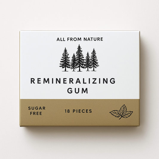 Organic Remineralizing Chewing Gum